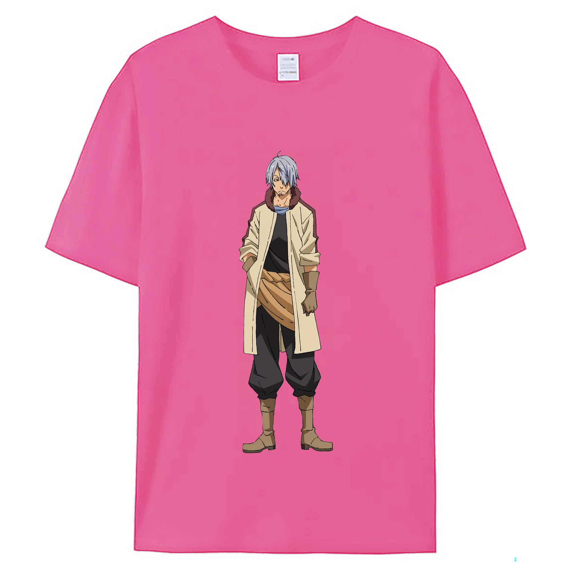 （画像用） 転スラ Regarding Reincarnated to Slime レディースカジュアルプリントTシャツ（綿100％）